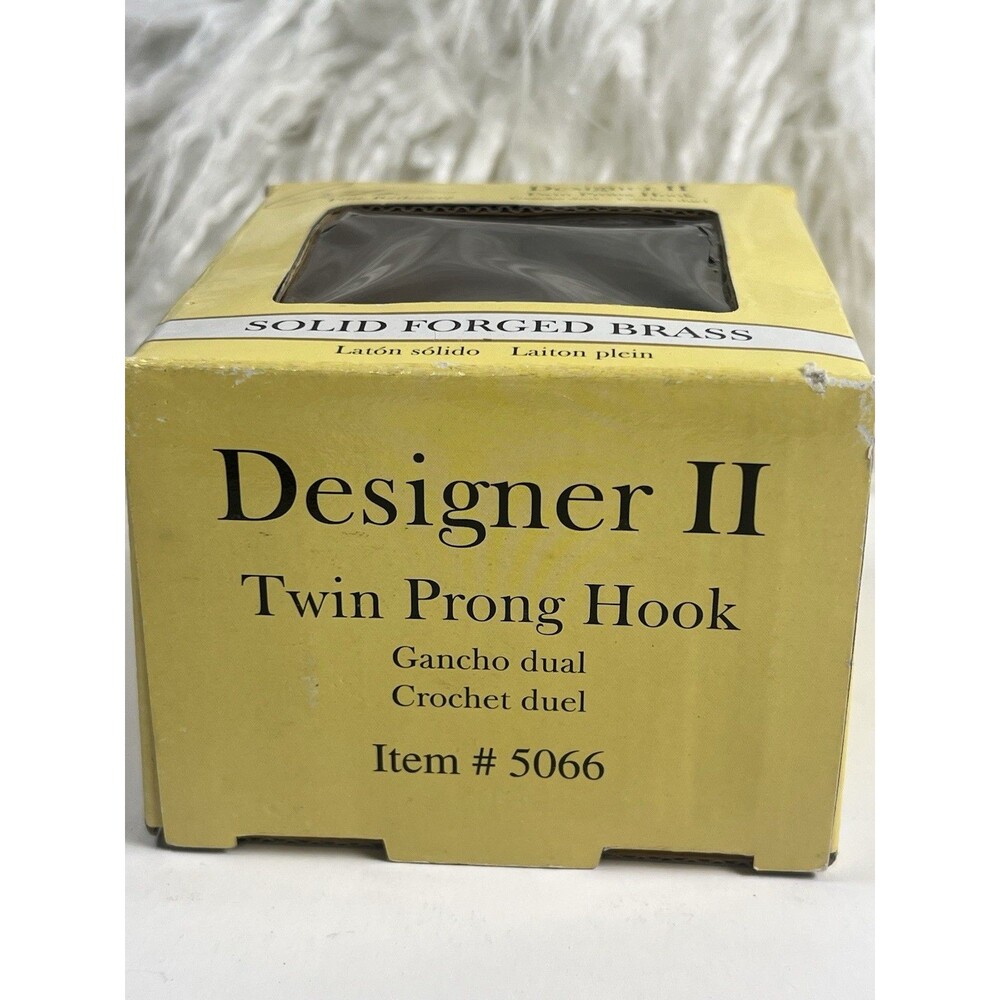 Gatco Designer II Premier Twin Prong Hook SOLID BRASS Towel Hooks NIB - Picture 4 of 6